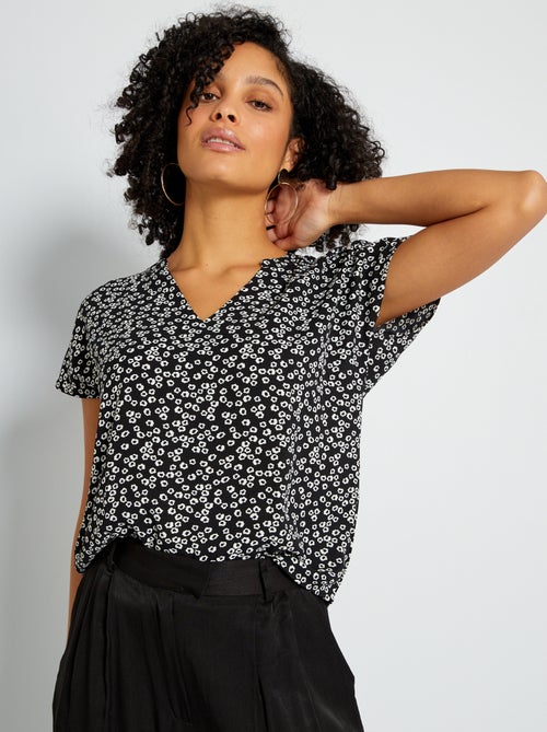 Blusa com estampado 'JDY' - Kiabi
