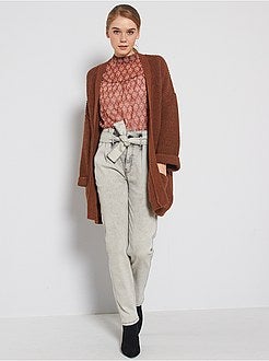 Blusa com estampado vintage - Kiabi