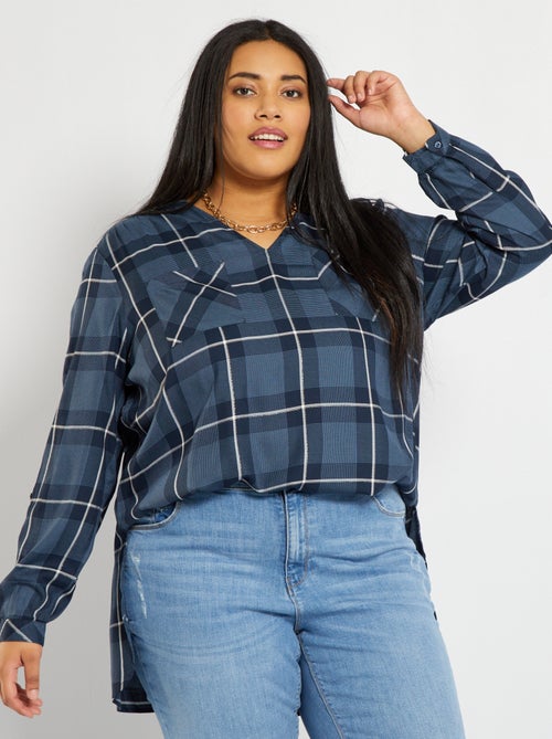 Blusa com fios brilhantes - Kiabi