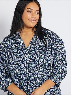 Blusa com franzido frontal - Kiabi