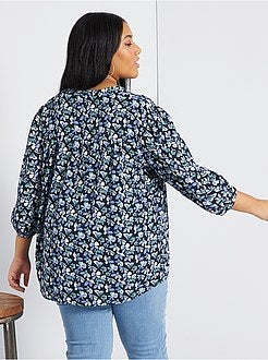 Blusa com franzido frontal - Kiabi