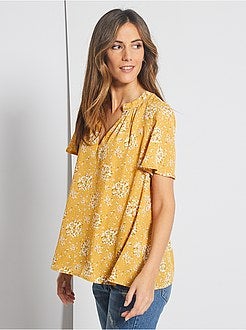 Blusa com gola mao - Kiabi