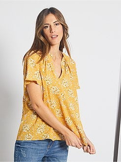 Blusa com gola mao - Kiabi