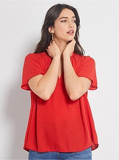 Blusa com gola mao - Kiabi