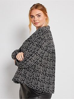 Blusa com gola tunisina - Kiabi