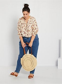 Blusa com laços - Kiabi