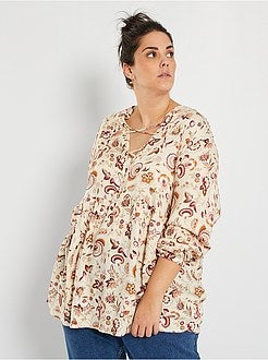 Blusa com laços - Kiabi