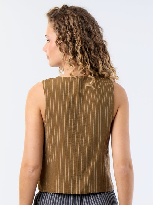 Blusa com laços - Kiabi