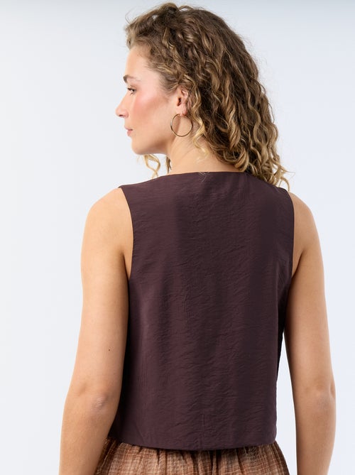 Blusa com laços - Kiabi