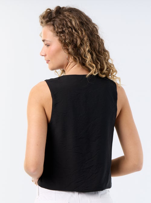 Blusa com laços - Kiabi