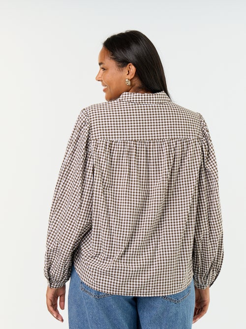 Blusa com mangas balão - Kiabi Blusa com mangas balão - Kiabi