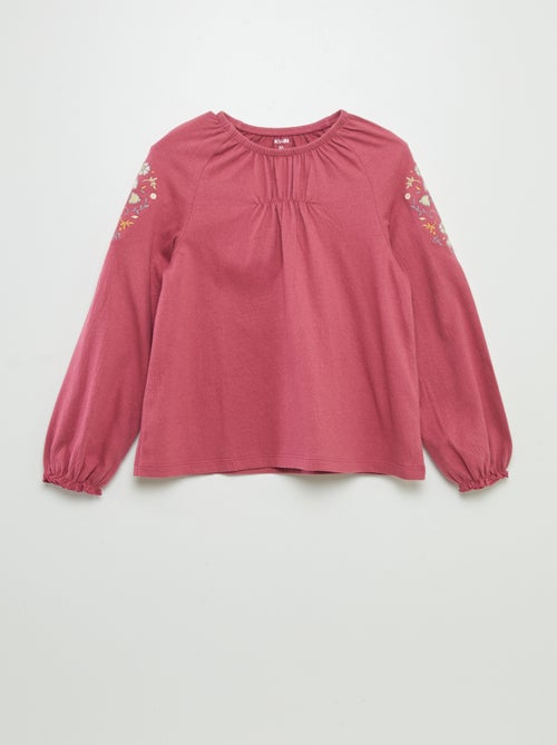 Blusa com motivo - Kiabi