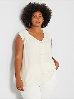 Blusa com renda atrás - Kiabi