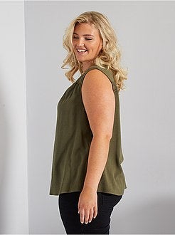 Blusa com renda atrás - Kiabi