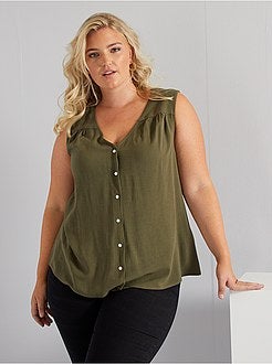 Blusa com renda atrás - Kiabi