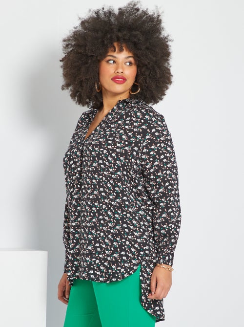 Blusa comprida fluida - Kiabi