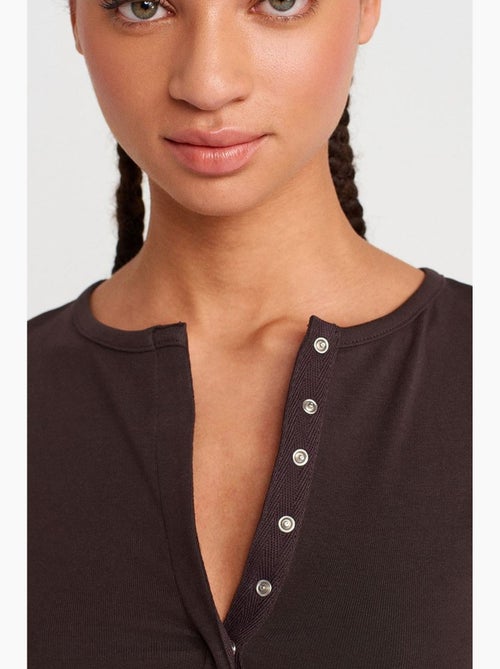 Blusa crop de jersey slim fit dilvin - Kiabi