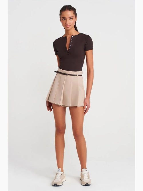 Blusa crop de jersey slim fit dilvin - Kiabi