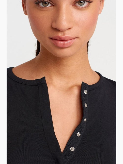 Blusa crop de jersey slim fit dilvin - Kiabi