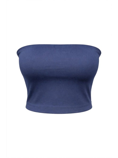 Blusa cropped bandeau sem alças mixray - Kiabi Blusa cropped bandeau sem alças mixray - Kiabi