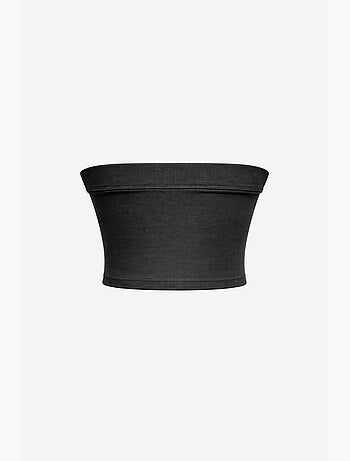 Blusa cropped bandeau sem alças mixray