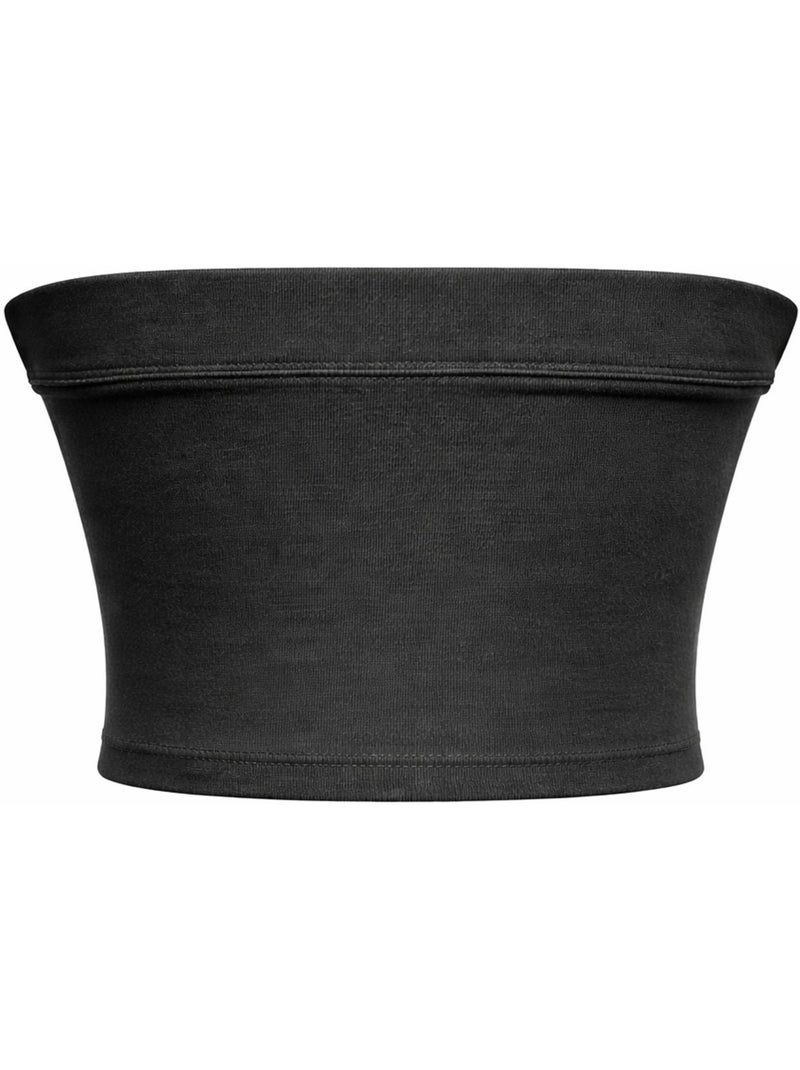 Blusa cropped bandeau sem alças mixray Preto - Kiabi