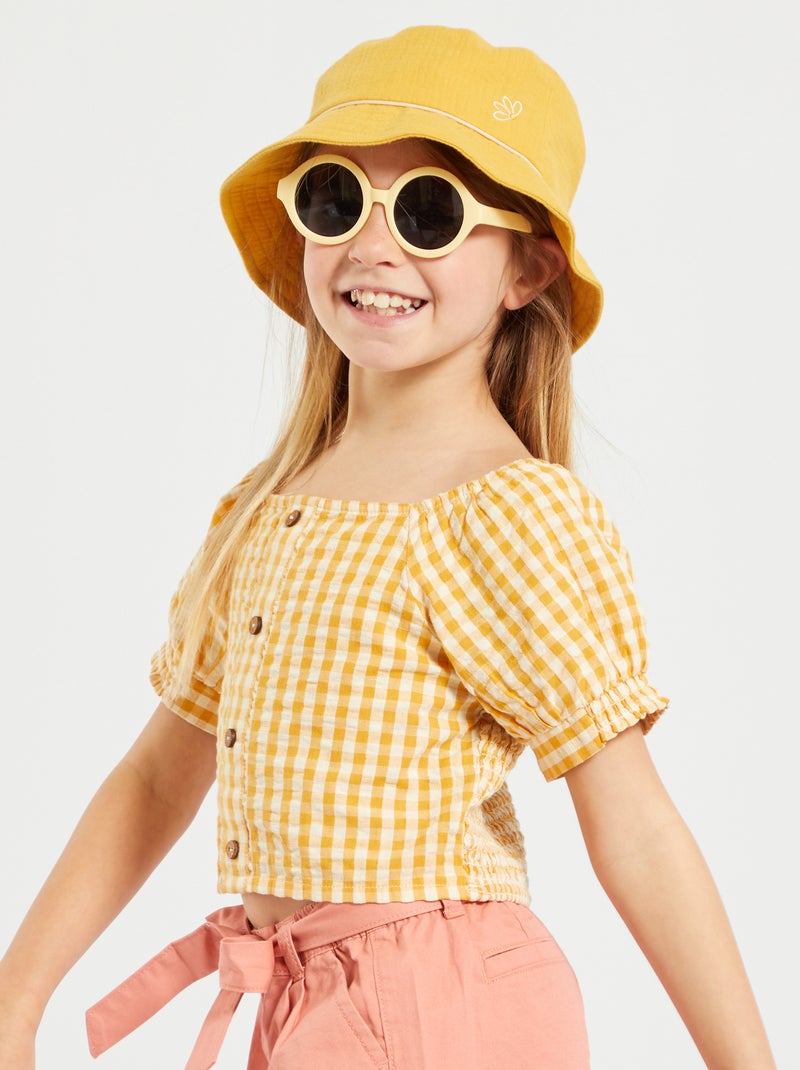 Blusa cropped BRANCO - Kiabi