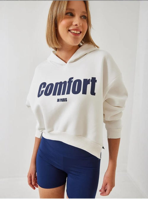 Blusa cropped de três fios escovada com fecho lateral lucci - Kiabi Blusa cropped de três fios escovada com fecho lateral lucci - Kiabi
