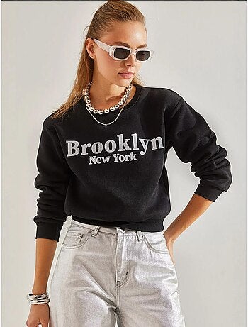 Blusa cropped estampada com três fios lucci