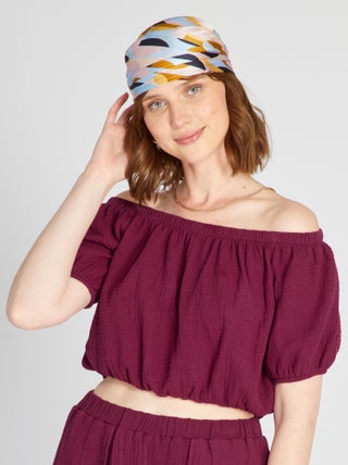 Blusa cropped