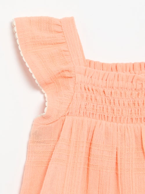 Blusa de alças em dobby - Kiabi Blusa de alças em dobby - Kiabi