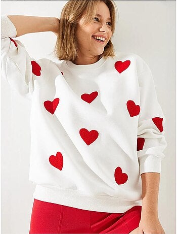 Blusa de coração bordada lucci