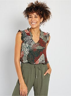 Blusa de cores várias e vivas - Kiabi