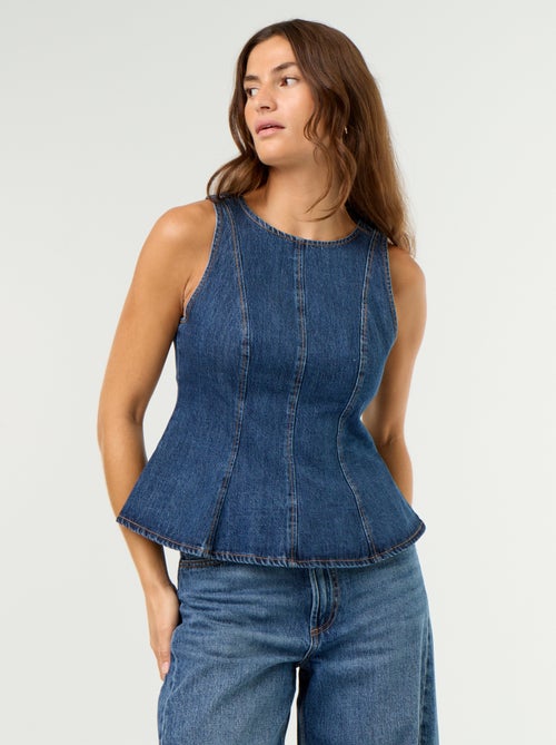 Blusa de ganga sem mangas - Kiabi Blusa de ganga sem mangas - Kiabi