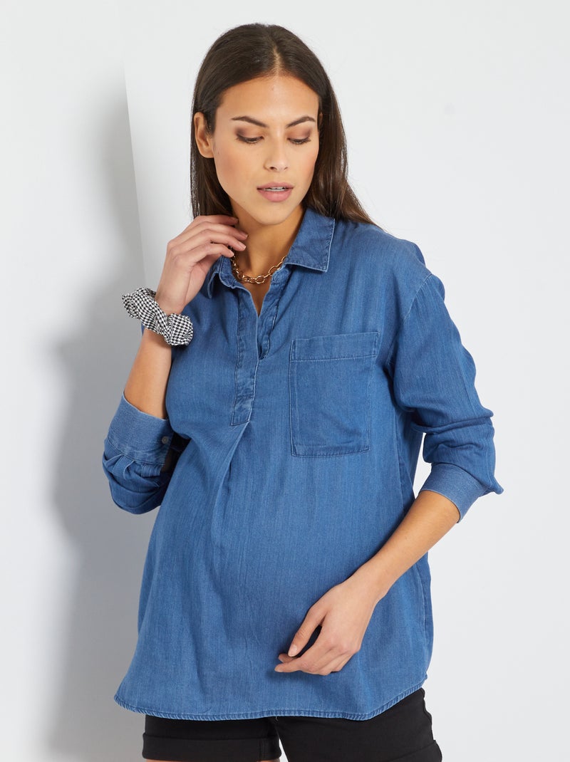 Blusa de grávida em liocel Pedra - Kiabi