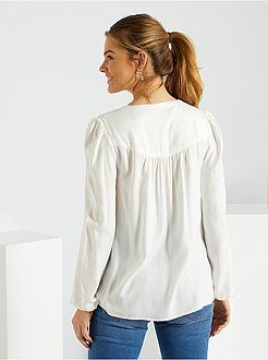 Blusa de grávida 'florida' - Kiabi