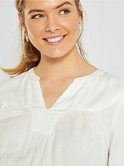 Blusa de grávida 'florida' - Kiabi