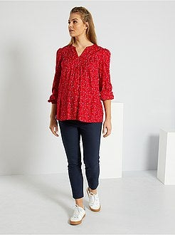 Blusa de grávida 'florida' - Kiabi