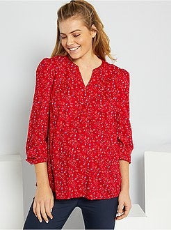 Blusa de grávida 'florida' - Kiabi