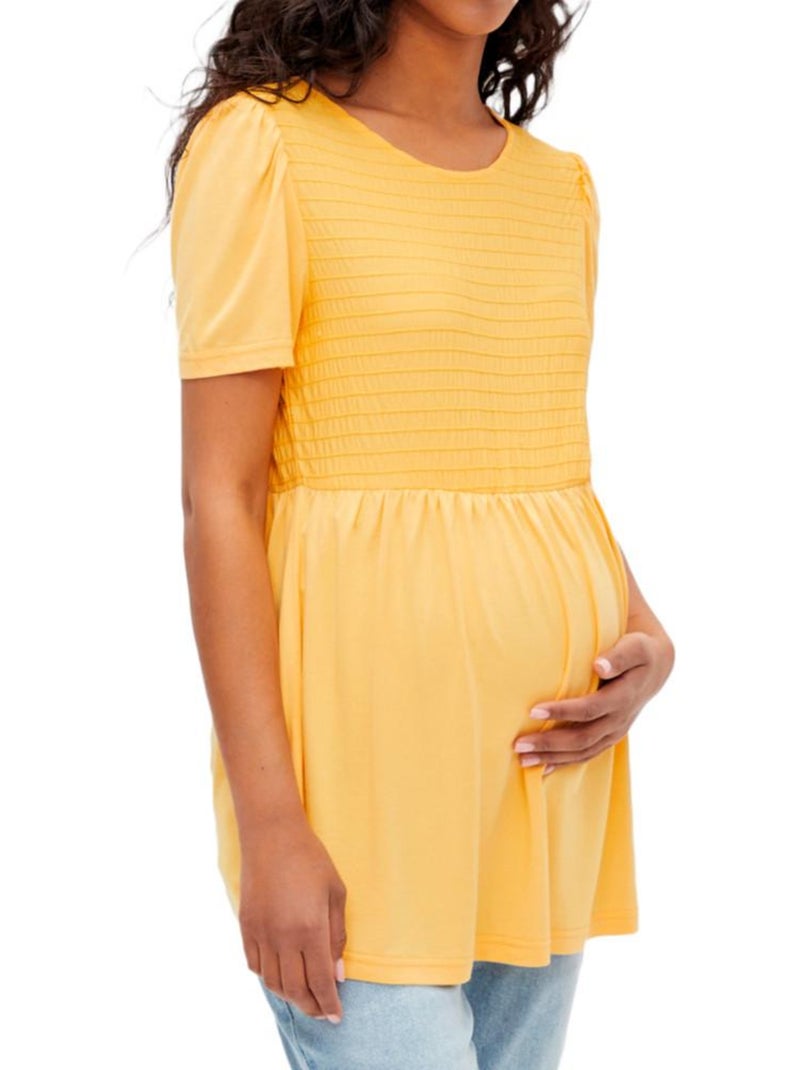 Blusa de Gravidez Amarela Mamalicious Mlina para Mulher Amarelo - Kiabi