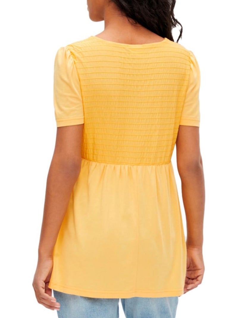 Blusa de Gravidez Amarela Mamalicious Mlina para Mulher Amarelo - Kiabi