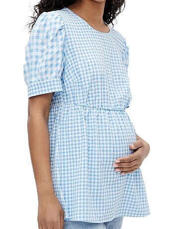 Blusa de Gravidez Mamalicious Azul/Branco para Mulher 20016569