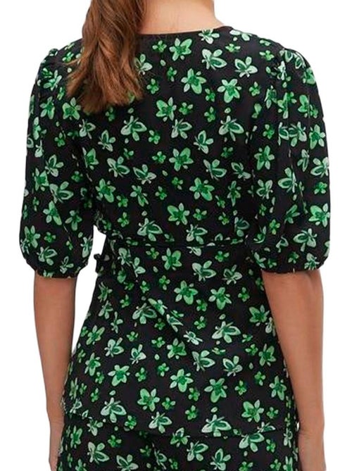 Blusa de Gravidez Mamalicious Linor Verde/Preta para Mulher - Kiabi Blusa de Gravidez Mamalicious Linor Verde/Preta para Mulher - Kiabi