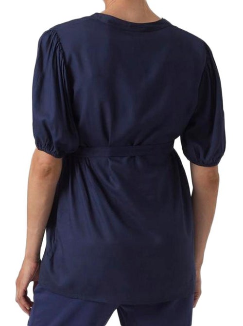 Blusa de Gravidez Mamalicious Mercy Lia Azul-Marinho para Mulher - Kiabi Blusa de Gravidez Mamalicious Mercy Lia Azul-Marinho para Mulher - Kiabi