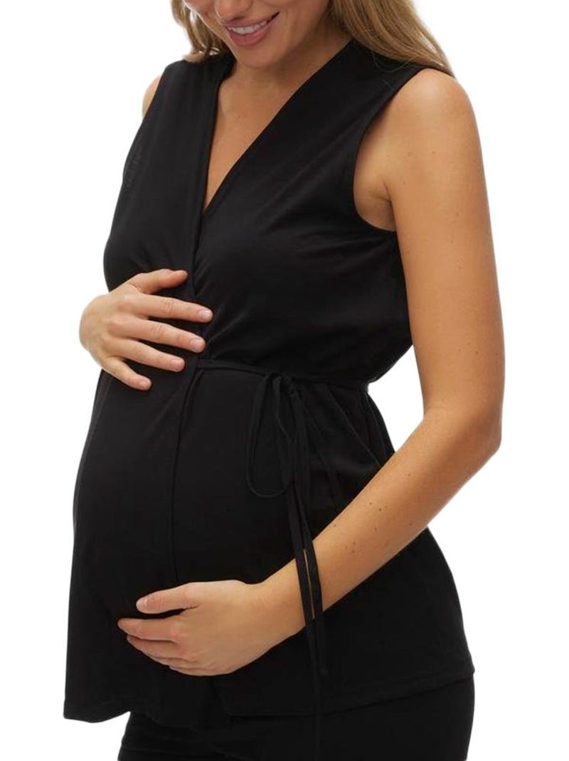 Blusa de Gravidez Preta para Mulher Mamalicious Preto - Kiabi