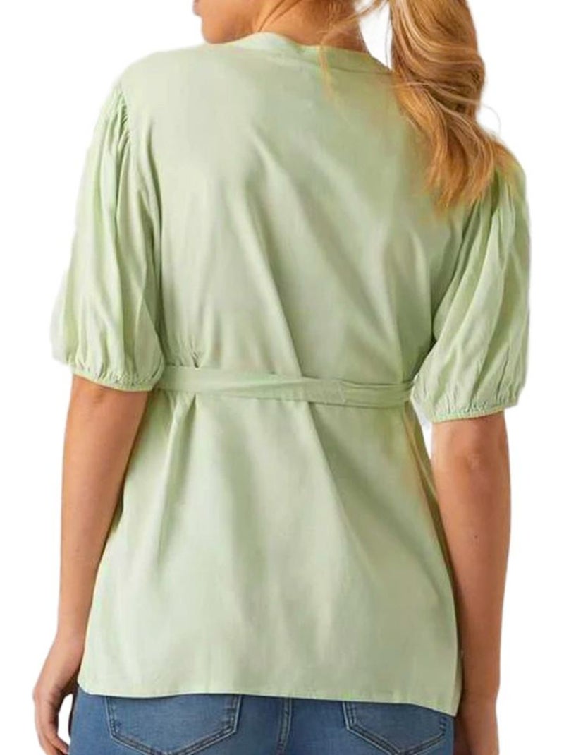 Blusa de Gravidez Verde Mamalicious Mercy Lia para Mulher Verde - Kiabi