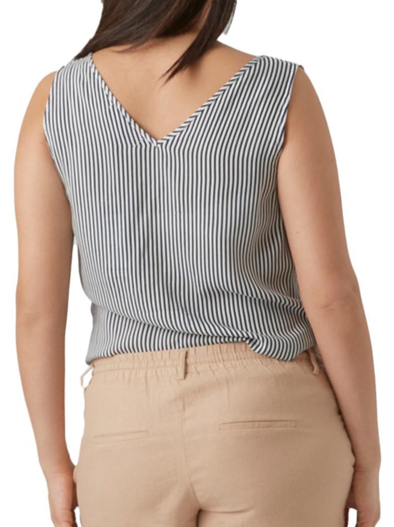 Blusa de Gravidez Vero Moda Bumpy para Mulher em Preto e Branco Preto - Kiabi