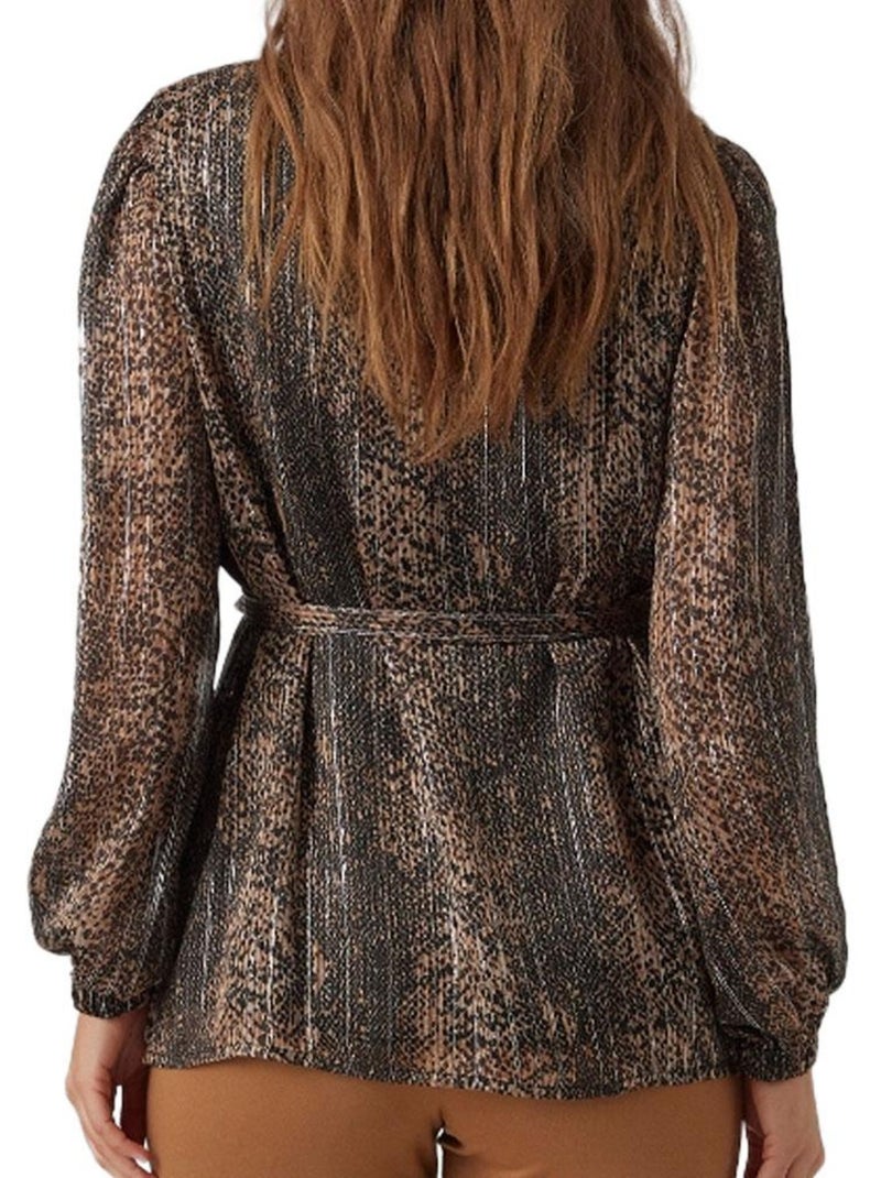 Blusa de Gravidez Vero Moda Maternity para Mulher, Preto/Castanho Castanho-capuccino - Kiabi
