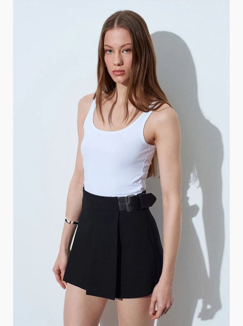 Blusa de jersey slim fit sem mangas dilvin - Kiabi