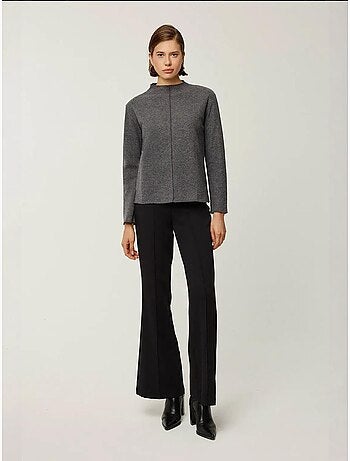 Blusa de malha meia gola alta hiccup